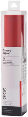 Cricut Smart Vinyl Removable 33x366cm 1 ark Röd
