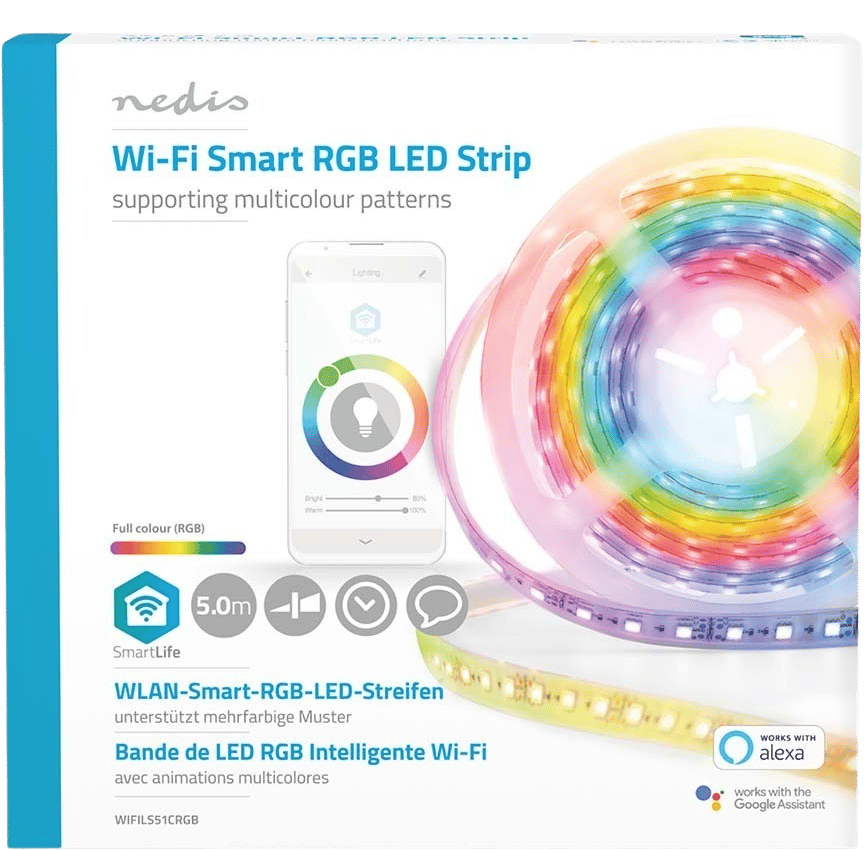 Nedis Smartlife LED-list RGB Multicolor 5m