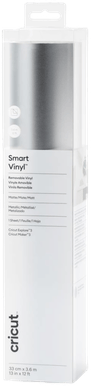 Cricut Smart Vinyl Removable 33x366cm Matt Silver