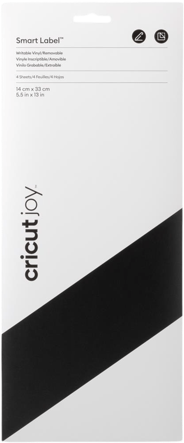 Cricut Smart Vinyl Removable Joy 14x33cm 4 sheets (Writable Black)