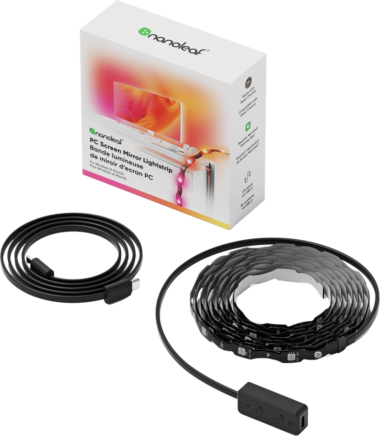 Nanoleaf 4D PC Screen Mirror Lightstrip 2.5m USB
