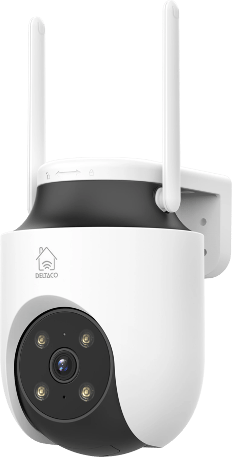 Deltaco Utomhuskamera WiFi/RJ45 2K Pan & Tilt IP65