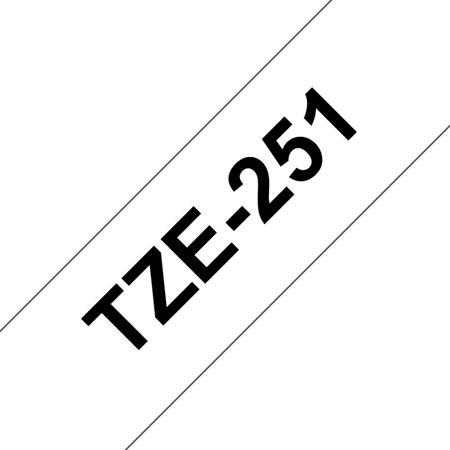 Brother TZE251 (laminerad tejp 24mm)