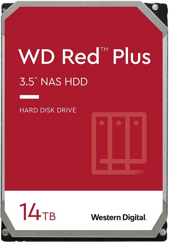 WD Red Plus 14TB 7200rpm 512MB