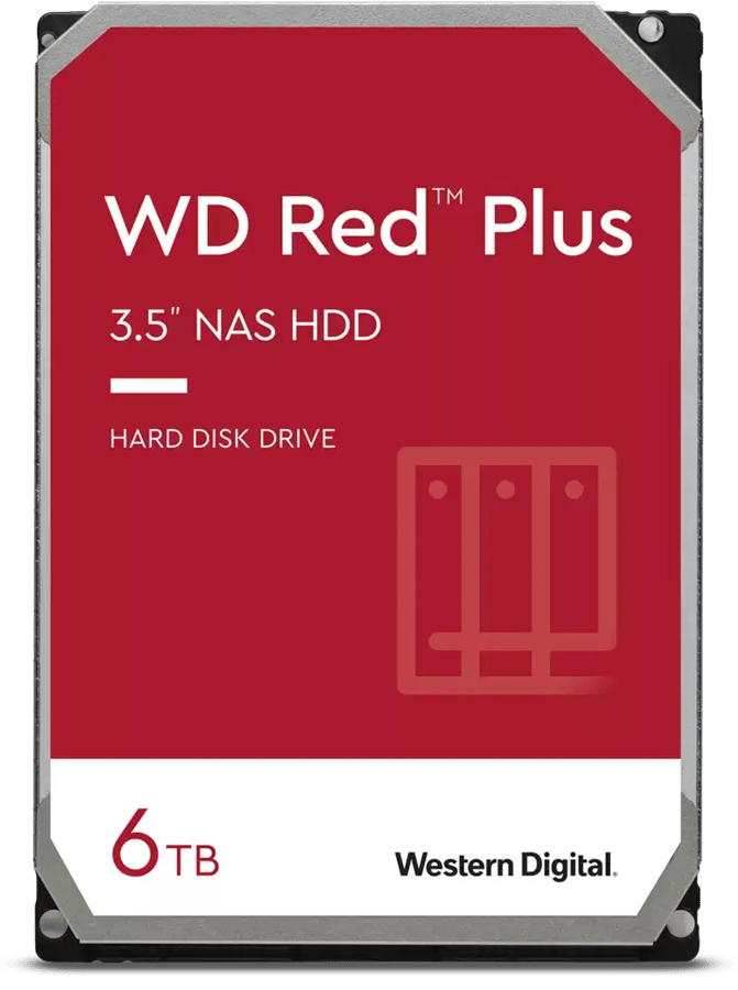 WD Red Plus 6TB 5400rpm 256MB