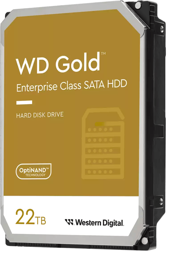 WD Gold 22TB 7200rpm 512MB