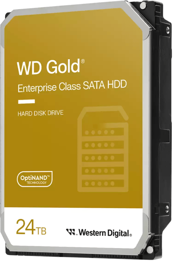 WD Gold 24TB 7200rpm 512MB