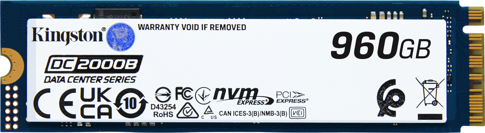 Kingston DC2000B M.2 NVMe Gen 4 960GB Enterprise