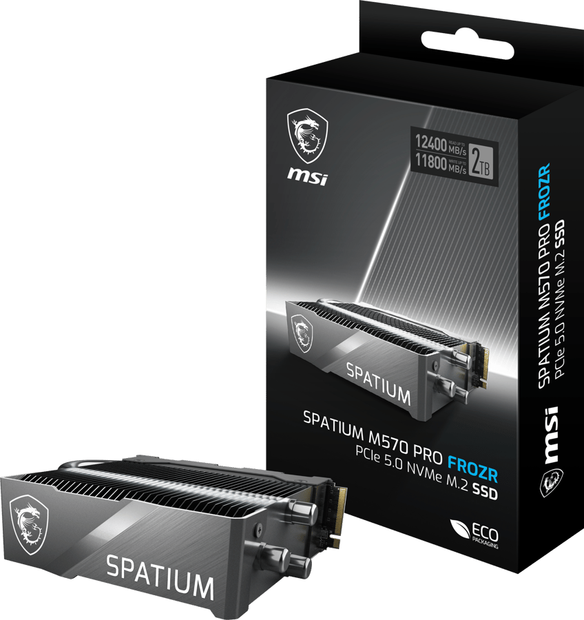 MSI Spatium M570 PCIe 5.0 NVMe 2TB Frozr