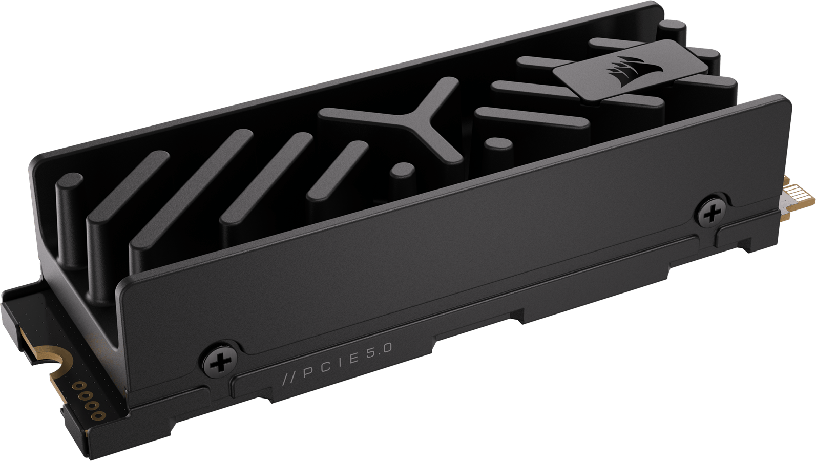 Corsair Force MP700 Elite M.2 NVMe 2.0 Gen 5 2TB Med Värmespridare