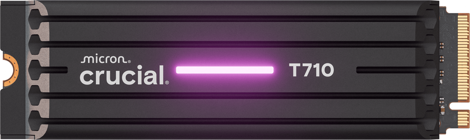 Crucial T710 2TB M.2 NVMe PCIe Gen 5 med värmespridare