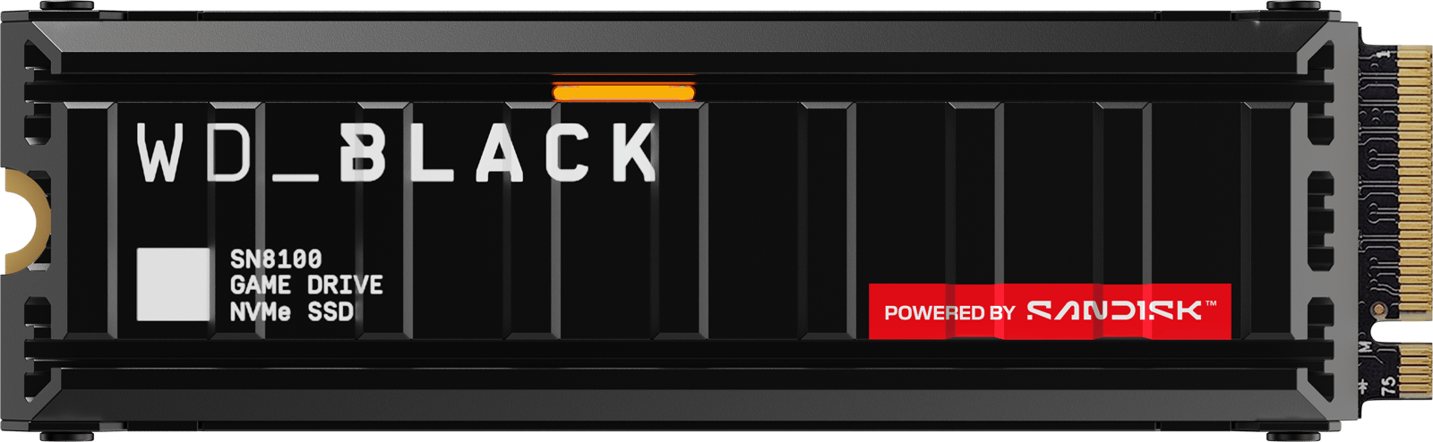 WD Black SN8100 4TB M.2 NVMe PCIe Gen 5 med värmespridare