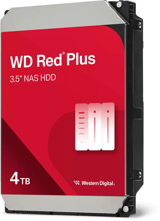 WD Red Plus 4TB 5400rpm 128MB
