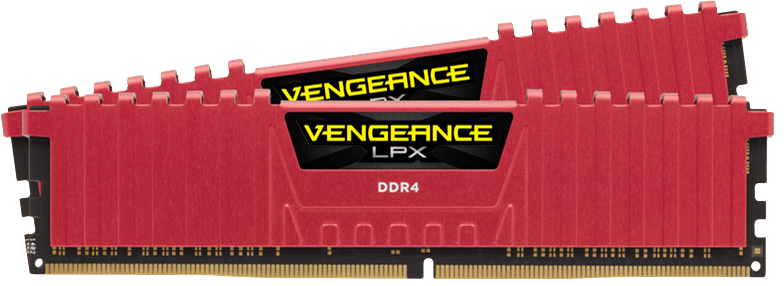 Corsair 16GB (2x8GB) DDR4 3200MHz CL16 Vengeance LPX Röd