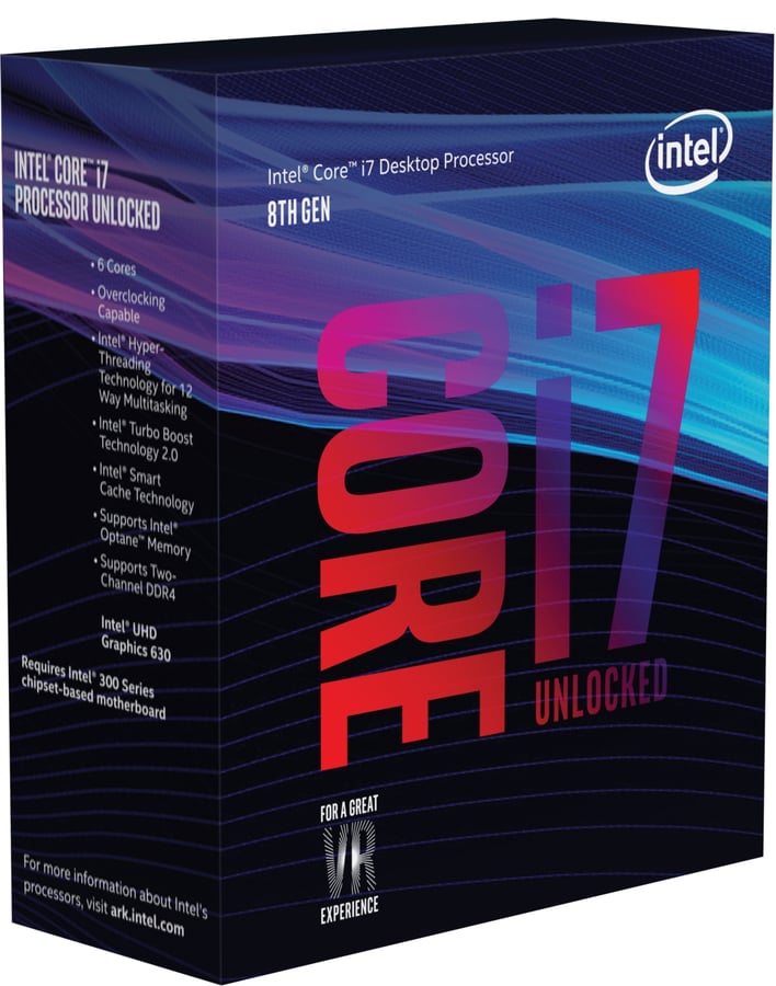 Intel Core i7 8700K 3.7 GHz 12MB
