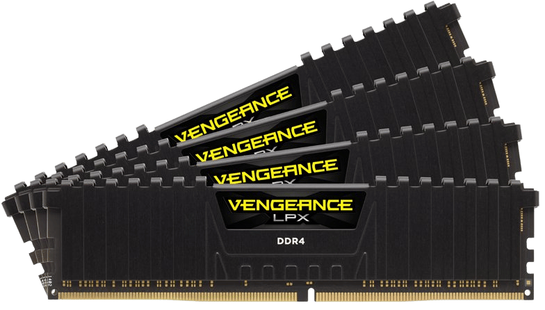Corsair 64GB (4x16GB) DDR4 3000MHz CL16 Vengeance LPX Svarta