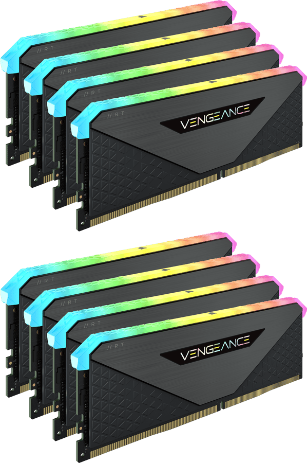 Corsair 32GB (2x16GB) DDR4 3600MHz CL18 Vengeance RGB PRO Svart AMD