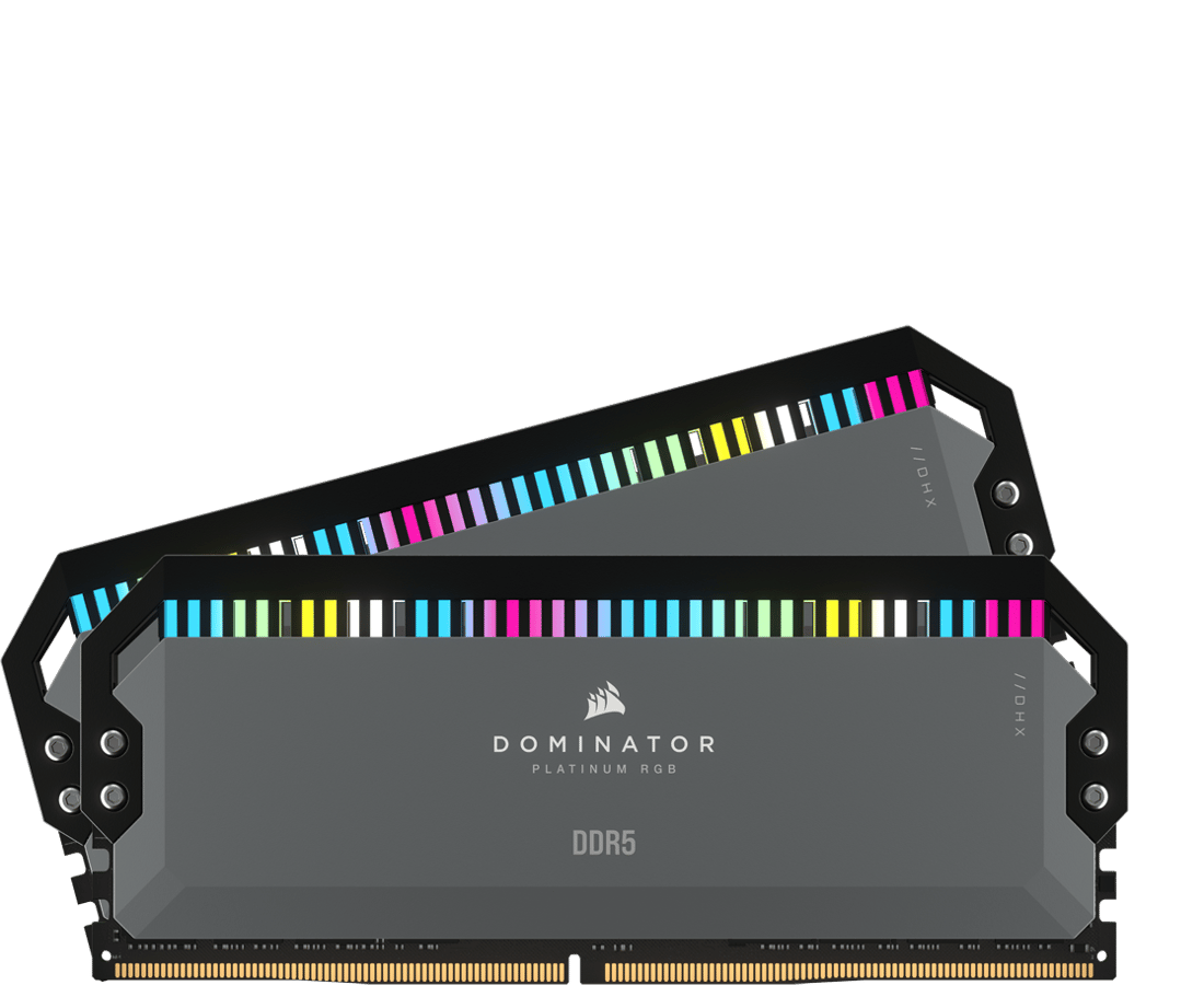 Corsair 64GB (2x32GB) DDR5 5600MHz CL40 Dominator Platinum RGB AMD EXPO/Intel XMP 3.0