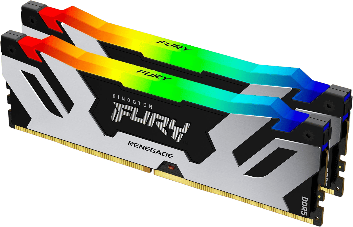 Kingston 32GB (2x16GB) DDR5 6800MHz CL36 FURY Renegade RGB Silver