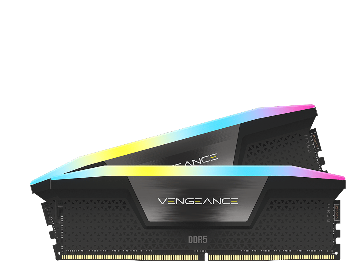 Corsair 64GB (2x32GB) DDR5 6400MHz CL32 Vengeance RGB Svart