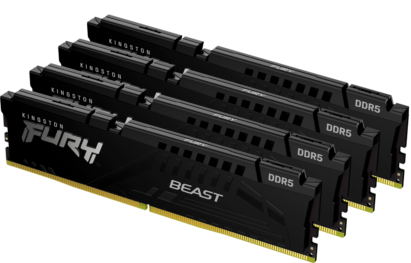 Kingston 128GB (4x ) DDR5 5200MHz CL40 FURY Beast