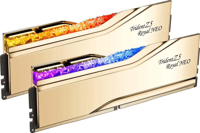 G.Skill 32GB (2x16GB) DDR5 6000MHz CL28 Trident Z5 Royal Neo Guld AMD EXPO