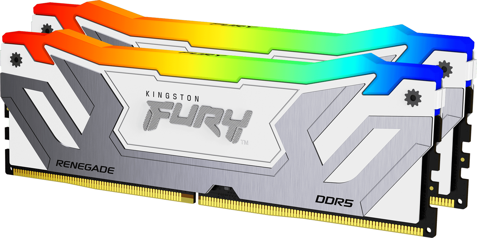 Kingston (2x24GB) DDR5 CUDIMM 8400MHz CL40 FURY Renegade Vit RGB XMP 3.0
