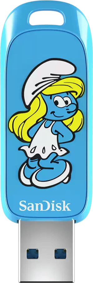 SanDisk Smurfs USB-A 3.2 Gen 1 - 256 GB (Smurfan)