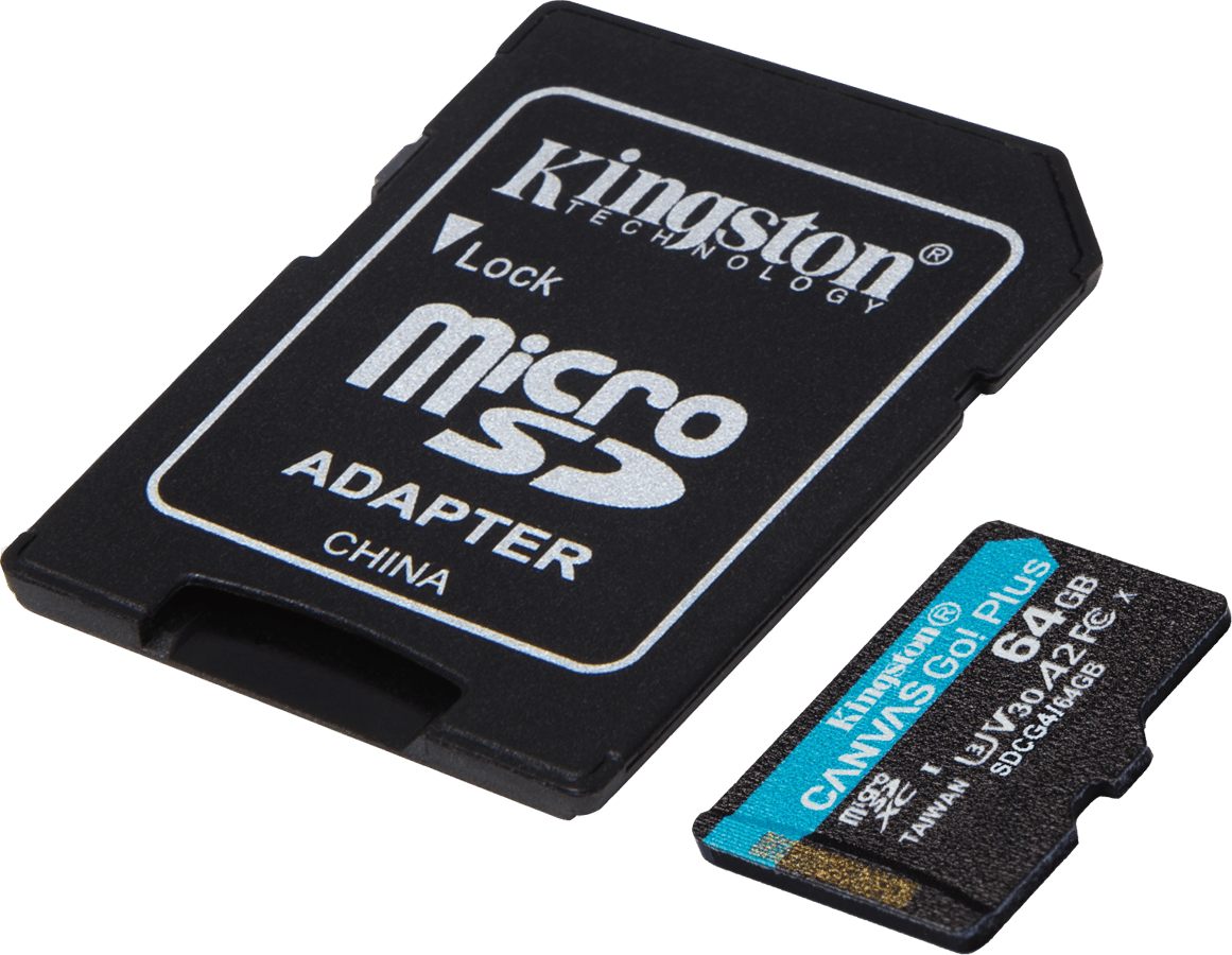 Kingston MicroSD 64GB Canvas Go! Plus Gen4