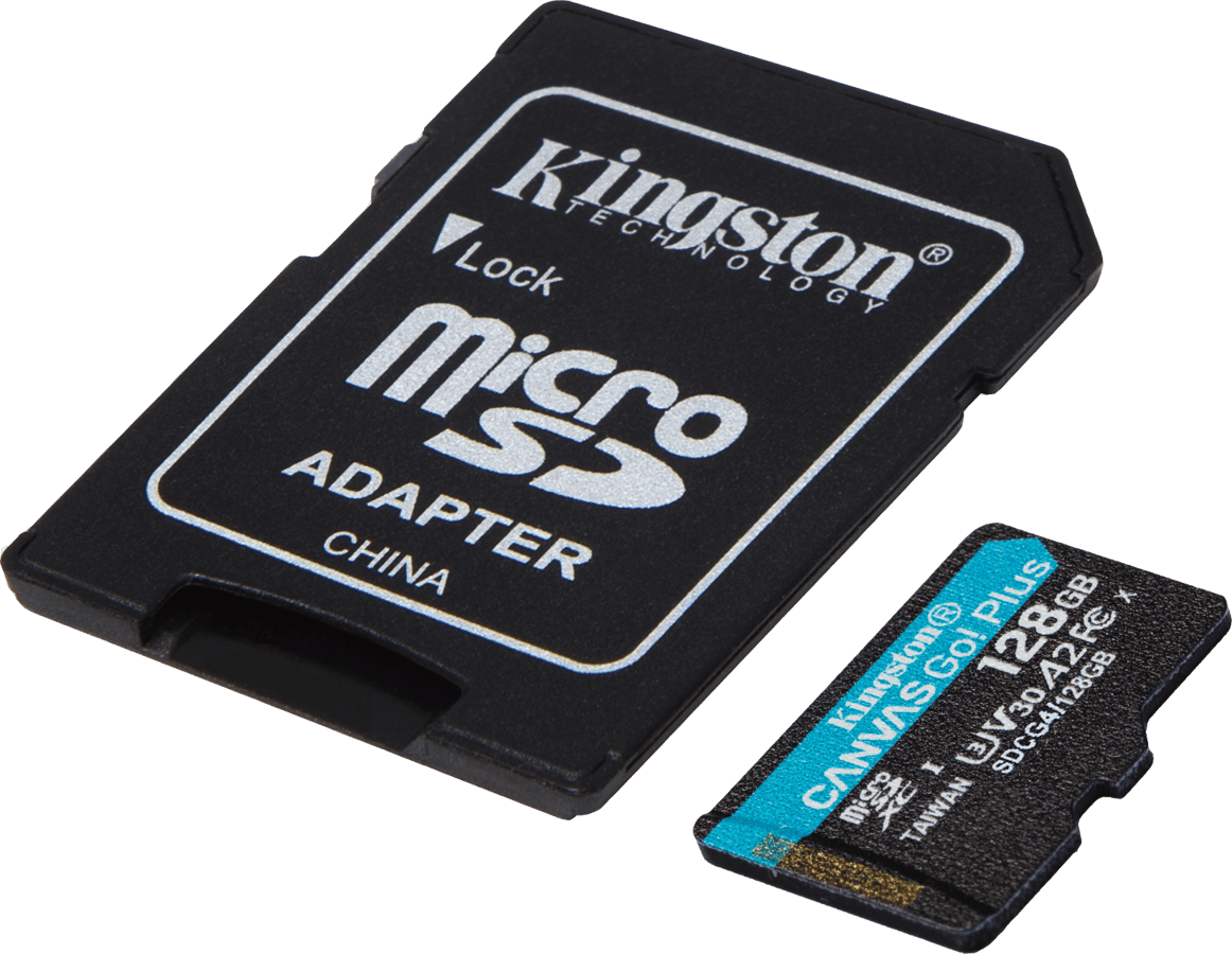 Kingston MicroSD 128GB Canvas Go Plus Gen4