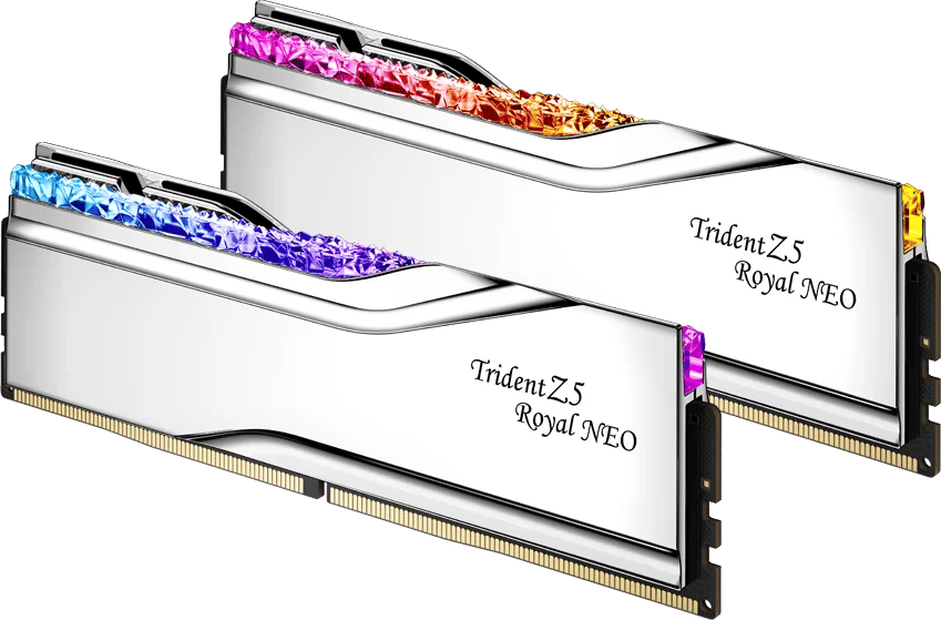G.Skill 32GB (2x16GB) DDR5 6000MHz CL26 Trident Z5 Royal Neo Silver AMD EXPO