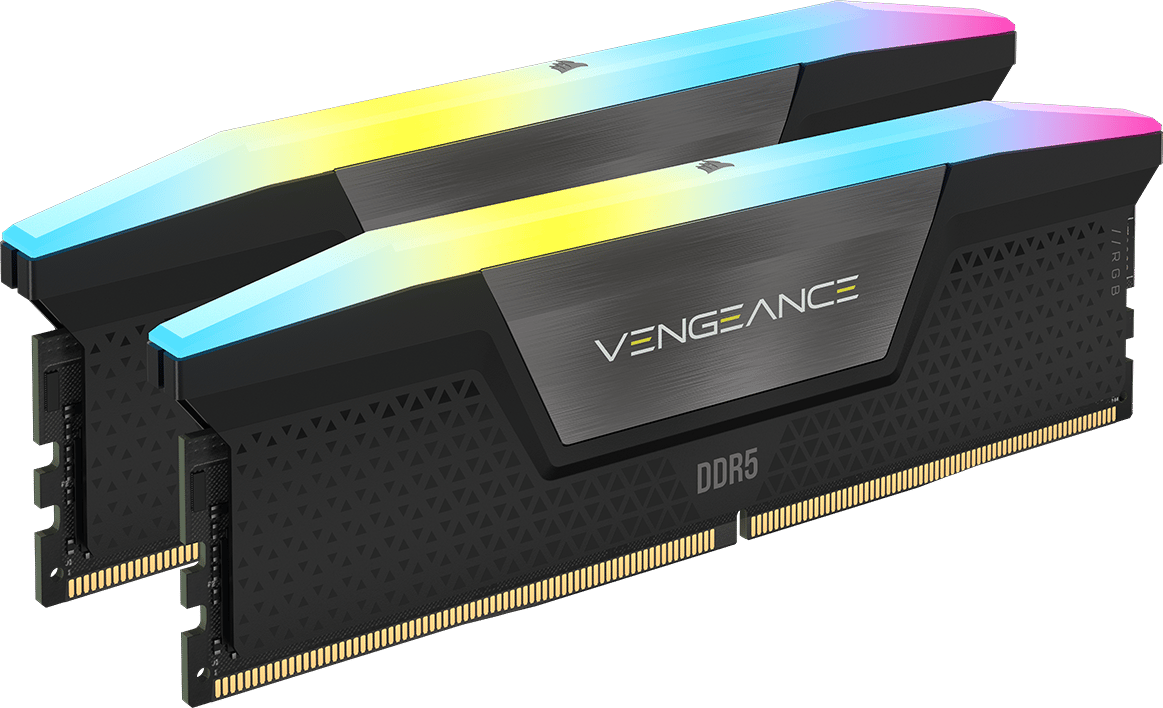 Corsair 32GB (2x16GB) DDR5 6000MHz CL38 Vengeance RGB Svart - Inet.se