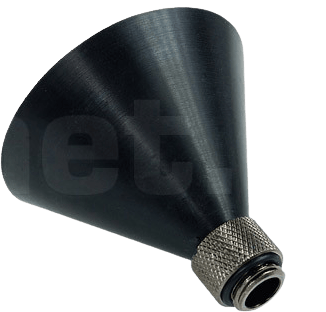 Phobya Påfyllningstratt med gänga, G1/4, svart