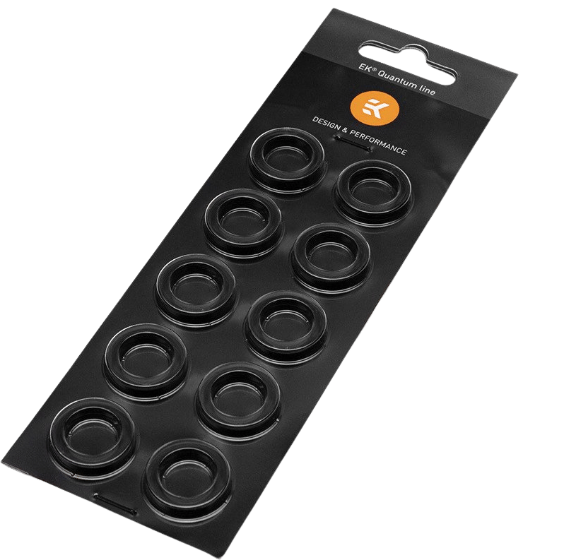 EK-Torque STC-10/16 Color Rings Pack - Black
