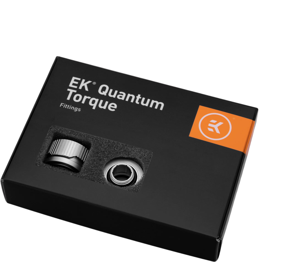 EK-Quantum Torque 6-Pack HDC 16 - Satin Titanium