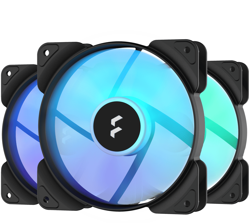 Fractal Design Aspect 120mm RGB Svart 3-pack