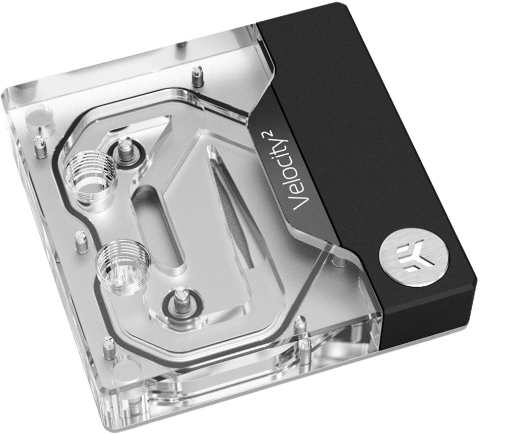 EK-Quantum Velocity² D-RGB - 1700 Nickel + Plexi
