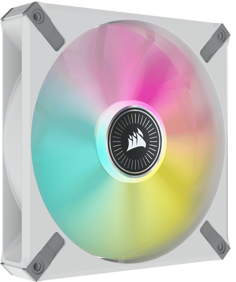 Corsair iCUE ML140 RGB ELITE 2-pack inkl. Lighting Node CORE Vit