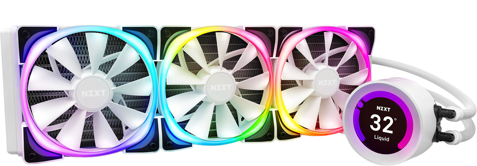 NZXT Kraken Z73 360mm RGB Vit - Inet.se