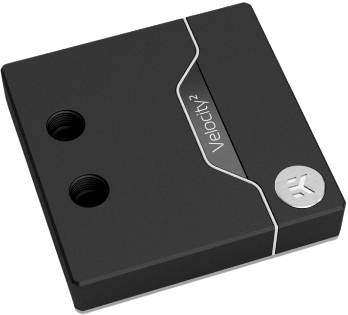 EK-Quantum Velocity² D-RGB - 1200 Nickel + Acetal