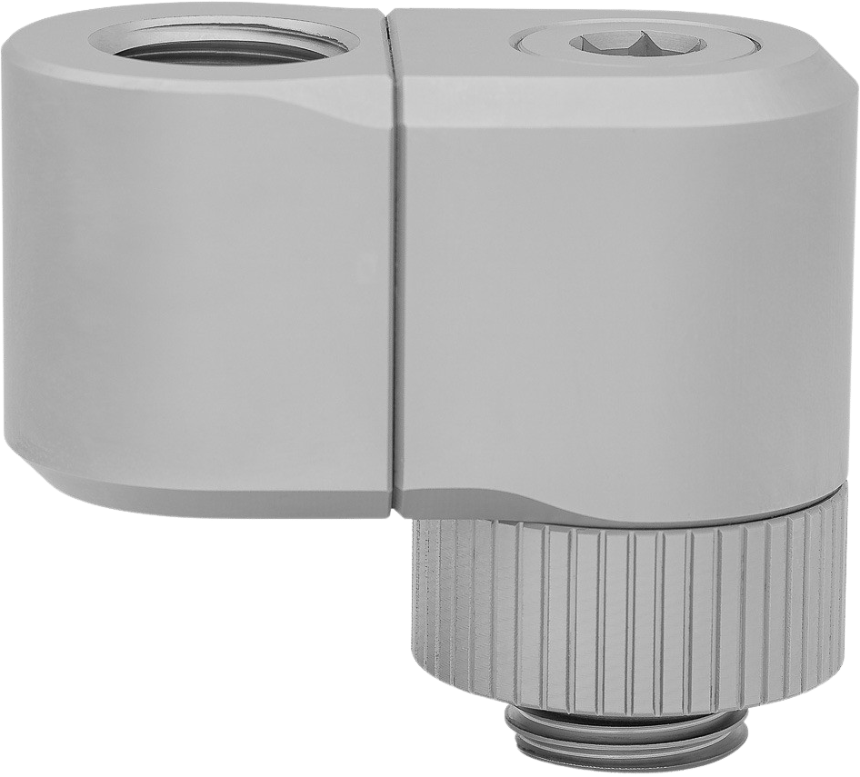 EK-Quantum Torque Double Rotary Offset 21 - Satin Titanium