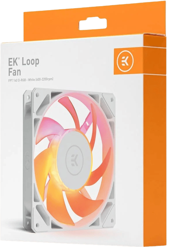 EK-Loop Fan FPT 140 D-RGB - White (600-2200rpm)