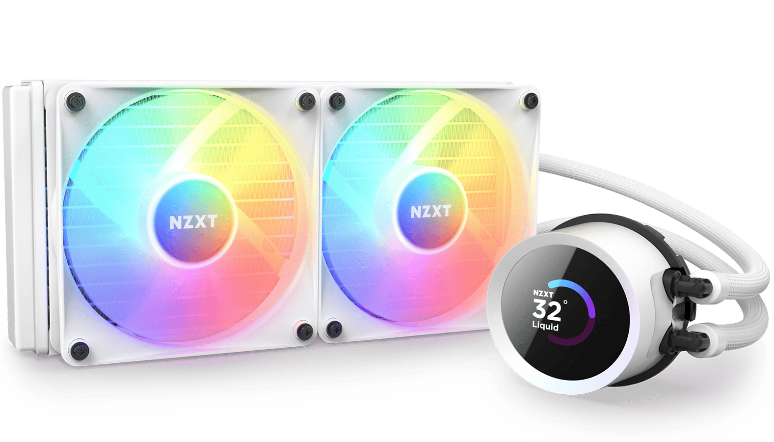 NZXT Kraken RGB 240 Vit