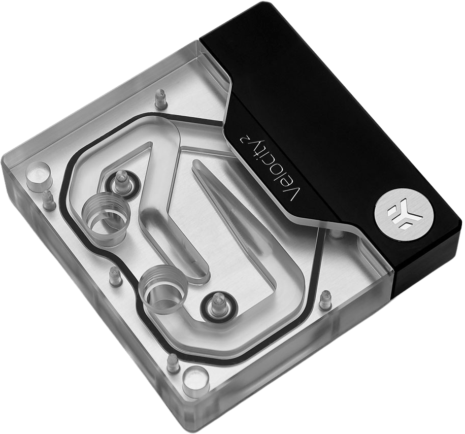 EK-Quantum Velocity² Direct Die D-RGB - 1700 Nickel + Plexi