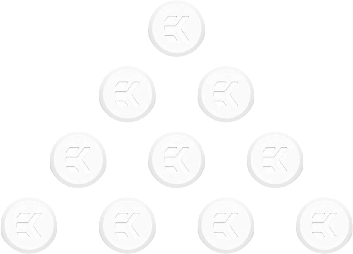 EK-Quantum Torque Plug Cover 10-Pack - White