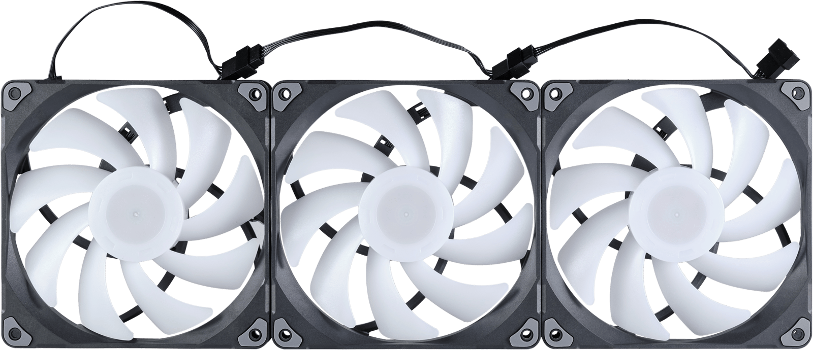 Phanteks M25 140mm PWM DRGB Svart 3-pack