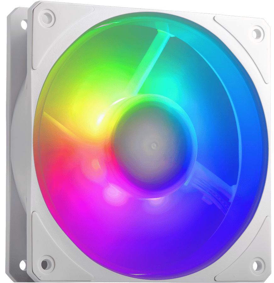 Cooler Master Mobius 120P ARGB White Edition