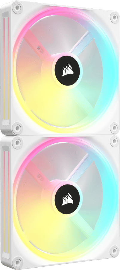 Corsair iCUE LINK QX140 RGB Startkitt Vit 2-pack