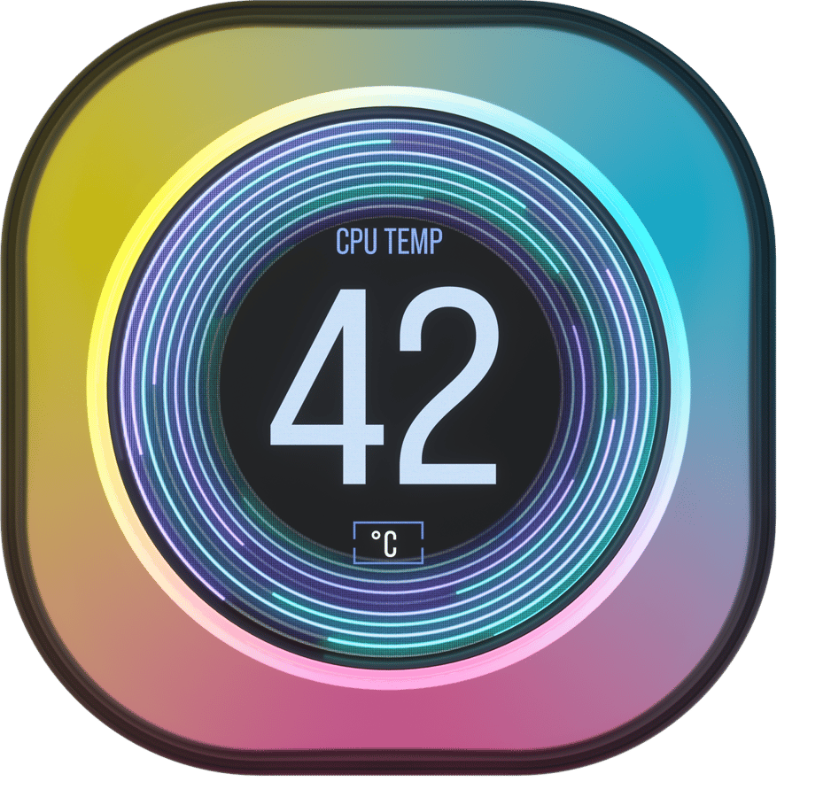 Corsair iCUE LINK AIO LCD-uppgradering Svart