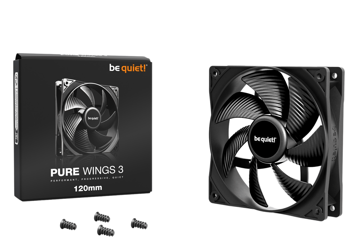 be quiet! Pure Wings 3 120mm Svart